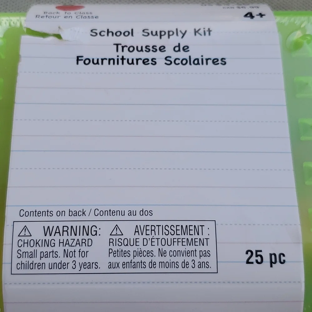 SCHOOL SUPPLY KIT